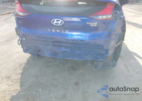 2019 Hyundai Ioniq Hybrid Blue z USA, uszkodzony, nr VIN KMHC65LC6KU179344